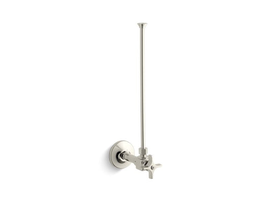 KOHLER K-7637-SN Vibrant Polished Nickel 3/8" NPT angle supply with stop and annealed vertical tube