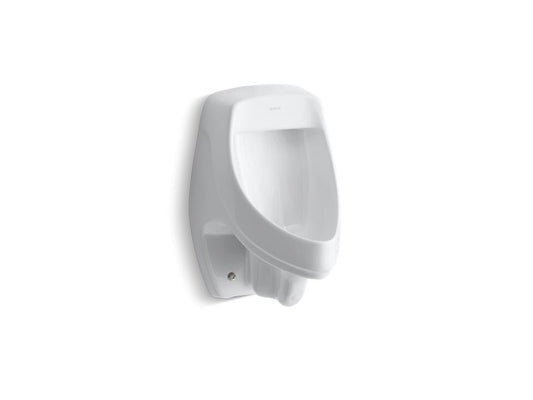 KOHLER K-5016-ER-0 White Dexter Siphon-jet wall-mount 0.5 or 1.0 gpf urinal with rear spud