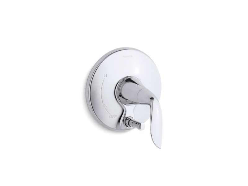 KOHLER K-T5321-4-CP Refinia Valve trim with push-button diverter, valve not included