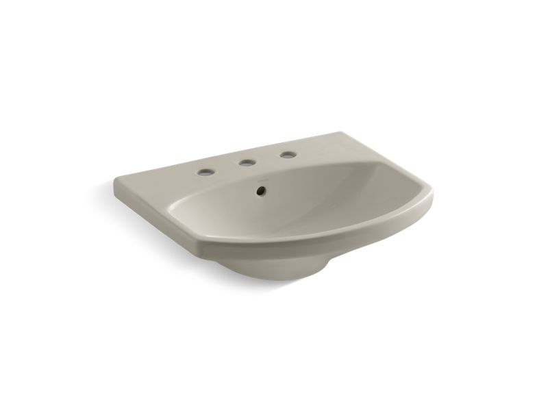 KOHLER K-2363-8-G9 Cimarron Bathroom sink with 8" widespread faucet holes