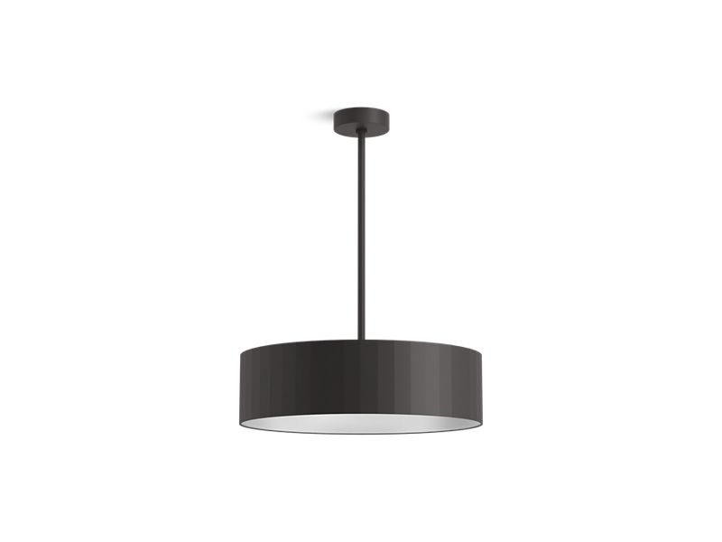 KOHLER K-22519-CHLED-BLL Matte Black Simpalo 28" LED chandelier