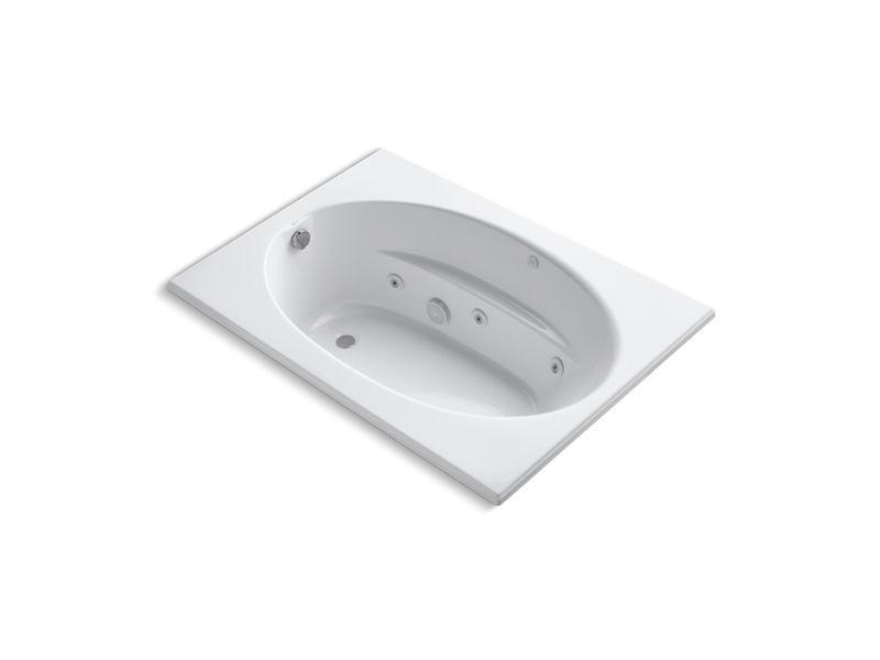 KOHLER K-1112-0 Windward 60" x 42" drop-in rim style whirlpool bath