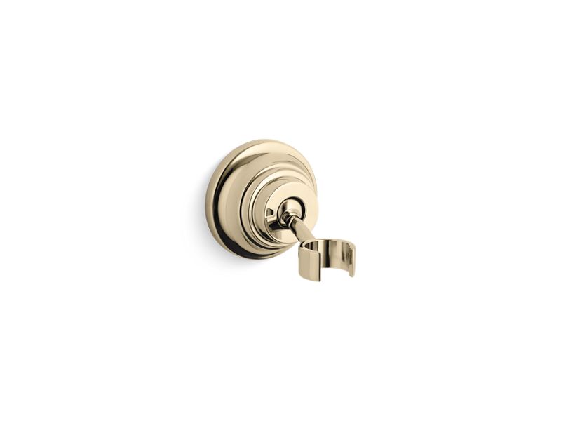 KOHLER K-10599-AF Vibrant French Gold Bancroft Adjustable wall-mount handshower holder