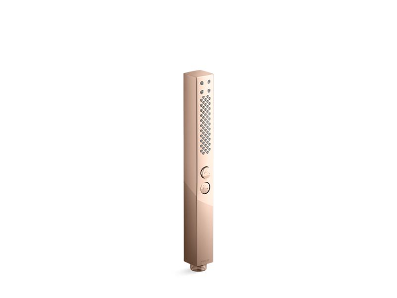 KOHLER K-21336-RGD Shift+ Square Square Two-Function Handshower, 2.5 Gpm In Vibrant Rose Gold