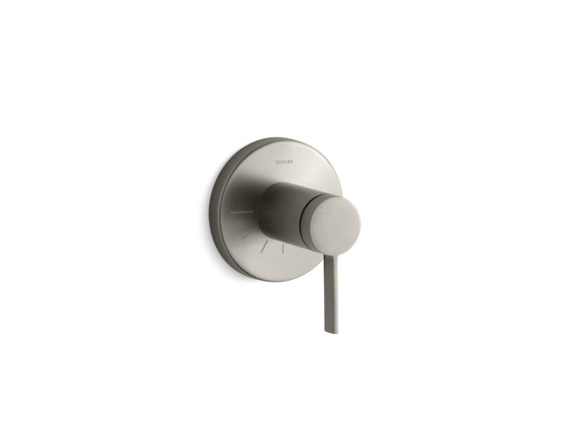 KOHLER K-T10943-4-BN Stillness Valve trim with lever handle for volume control valve, requires valve