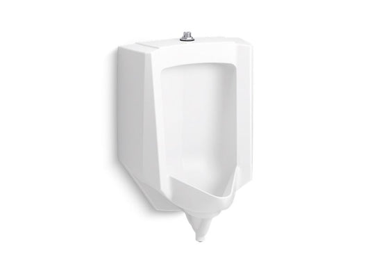KOHLER K-25048-ET-0 White Stanwell Blow-out 0.5 to 1.0 gpf urinal with top spud