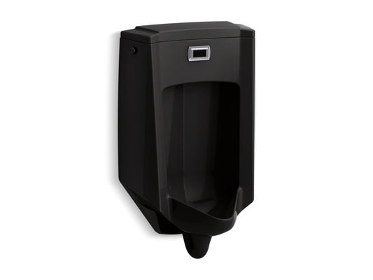 KOHLER K-2590-7 Black Black Bardon Touchless washout wall-mount 1/2 gpf urinal
