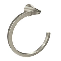 MOEN Y1286BN Oxby Towel Ring In Brushed Nickel