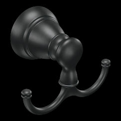 MOEN Y2603BL Banbury Robe Hook In Matte Black