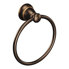 MOEN Y2686BRB Banbury Towel Ring In Mediterranean Bronze