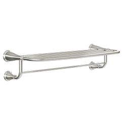 MOEN Y2694BN Banbury 24" Towel Bar With Shelf In Brushed Nickel