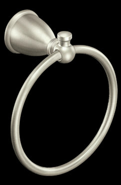 MOEN Y3186BN Caldwell Towel Ring In Brushed Nickel