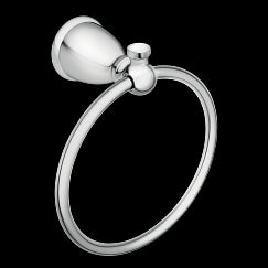 MOEN Y3186CH Caldwell Towel Ring In Chrome