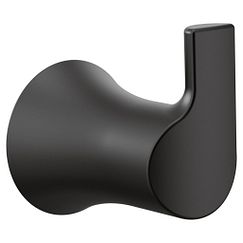 MOEN YB0203BL Doux Single Robe Hook In Matte Black