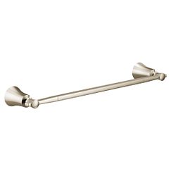 MOEN YB0318NL Flara 18" Towel Bar In Polished Nickel