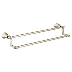 MOEN YB0322NL Flara 24" Double Towel Bar In Polished Nickel