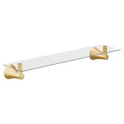 MOEN YB0390BG Flara Vanity Shelf In Brushed Gold