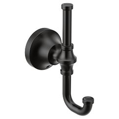 MOEN YB0503BL Colinet Double Robe Hook In Matte Black