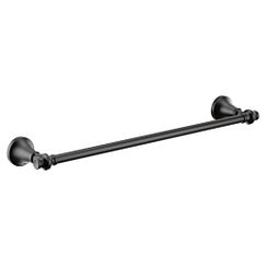 MOEN YB0518BL Colinet Towel Bar In Matte Black