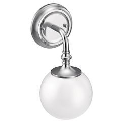 MOEN YB0561CH Colinet One Globe Bath Light In Chrome