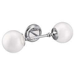 MOEN YB0562CH Colinet Two Globe Bath Light In Chrome