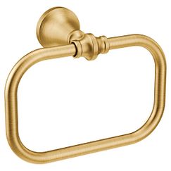 MOEN YB0586BG Colinet Towel Ring In Brushed Gold