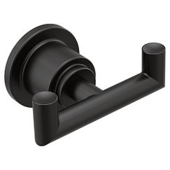 MOEN YB0803BL Arris Double Robe Hook In Matte Black