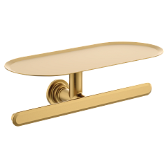 MOEN YB1788BG Greenfield Double Paper Holder In Brushed Gold