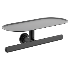 MOEN YB1788BL Greenfield Double Paper Holder In Matte Black