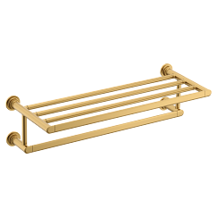 MOEN YB1794BG Greenfield Towel Shelf In Brushed Gold