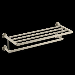 MOEN YB1794BN Greenfield Towel Shelf In Brushed Nickel
