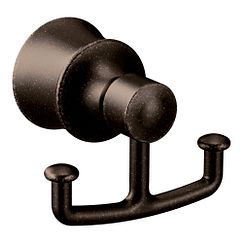 MOEN YB2103ORB Dartmoor Double Robe Hook In Oil Rubbed Bronze