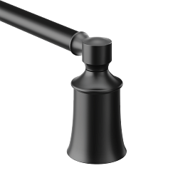 MOEN YB2124BL Dartmoor 24" Towel Bar In Matte Black