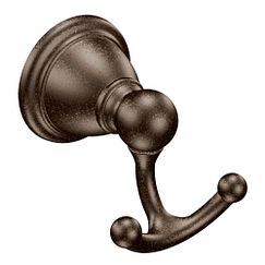 MOEN YB2203ORB Brantford Double Robe Hook In Oil Rubbed Bronze