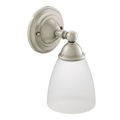 MOEN YB2261BN Brantford One Globe Bath Light In Brushed Nickel