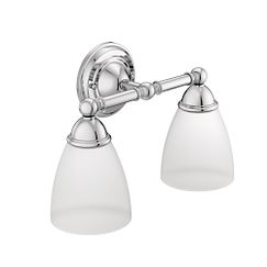 MOEN YB2262CH Brantford Two Globe Bath Light In Chrome
