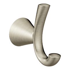 MOEN YB2303BN Glyde Double Robe Hook In Brushed Nickel