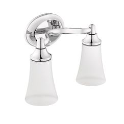 MOEN YB2862CH Eva Two Globe Bath Light In Chrome