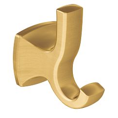 MOEN YB5103BG Voss Double Robe Hook In Brushed Gold