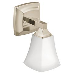MOEN YB5161NL Voss One Globe Bath Light In Polished Nickel