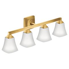 MOEN YB5164BG Voss Four Globe Bath Light In Brushed Gold