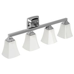 MOEN YB5164CH Voss Four Globe Bath Light In Chrome