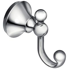 MOEN YB5203CH Wynford Double Robe Hook In Chrome