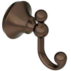 MOEN YB5203ORB Wynford Double Robe Hook In Oil Rubbed Bronze
