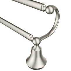 MOEN YB5222BN Wynford 24" Double Towel Bar In Brushed Nickel