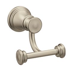 MOEN YB6403BN Belfield Double Robe Hook In Brushed Nickel