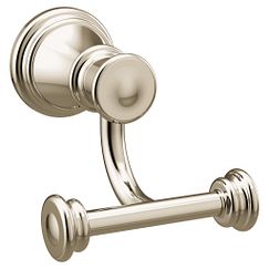 MOEN YB6403NL Belfield Double Robe Hook In Polished Nickel