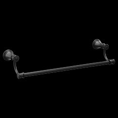 MOEN YB6418BL Belfield 18" Towel Bar In Matte Black