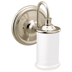 MOEN YB6461NL Belfield One Globe Bath Light In Polished Nickel