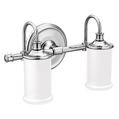 MOEN YB6462CH Belfield Two Globe Bath Light In Chrome